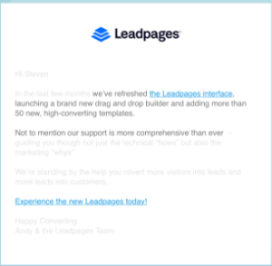 Emails by Leadpages