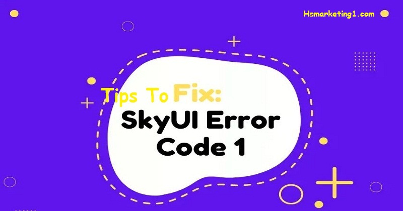 SkyUI Error Code 1